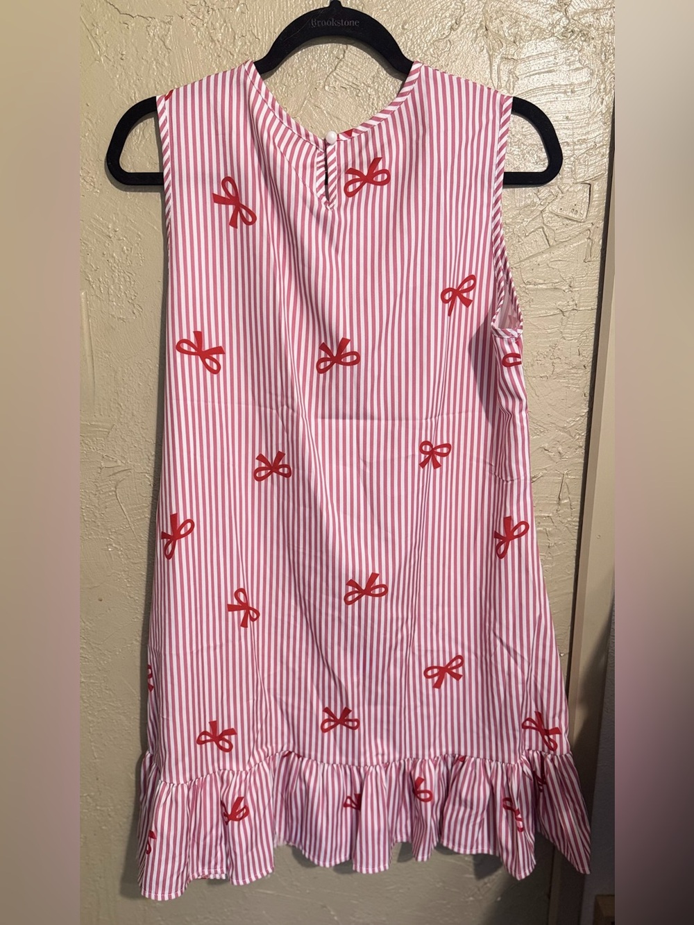 Women’s Mini Dress with Ruffled Hem - Picture 2 of 4